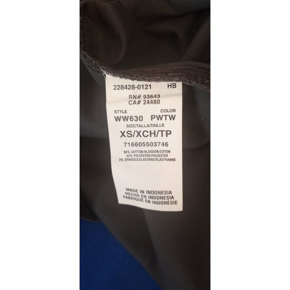 NWOT Authentic Cherokee Workwear Core Stretch XS Grey Scrub Top - Picture 10 of 11